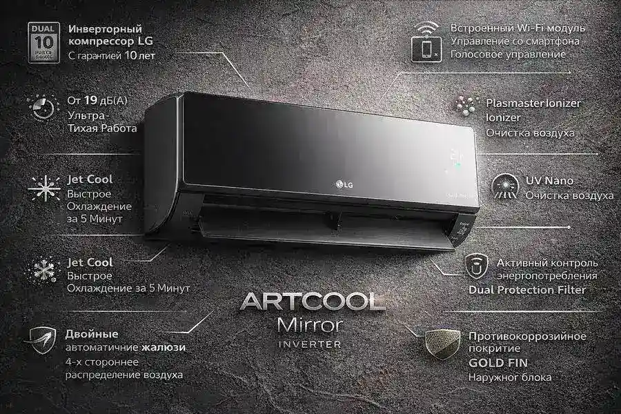 Кондиционер LG ARTCOOL Mirror